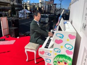大正時代まつりでストリートピアノを設置します
